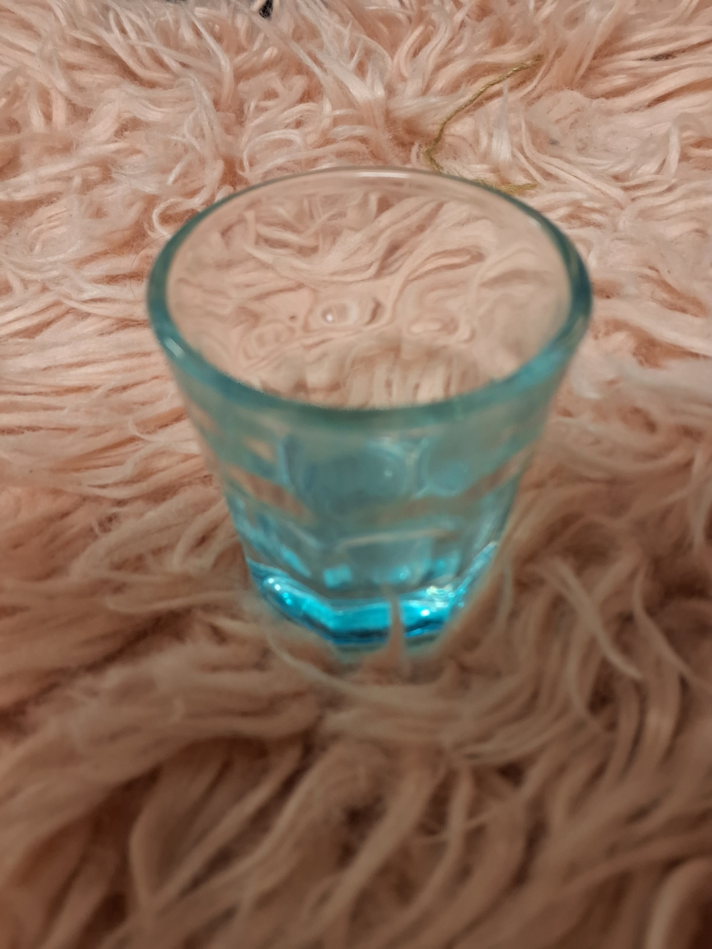 Blue Glass Shot Glass - Square & Mug Shot Glasses